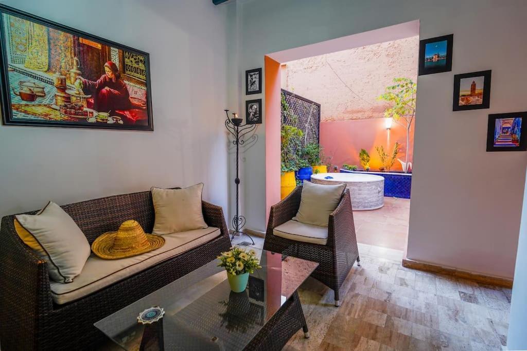 Ferienwohnung Darsublime Au Coeur De Marrakech Jacuzzi Prive Marrakesch Exterior foto